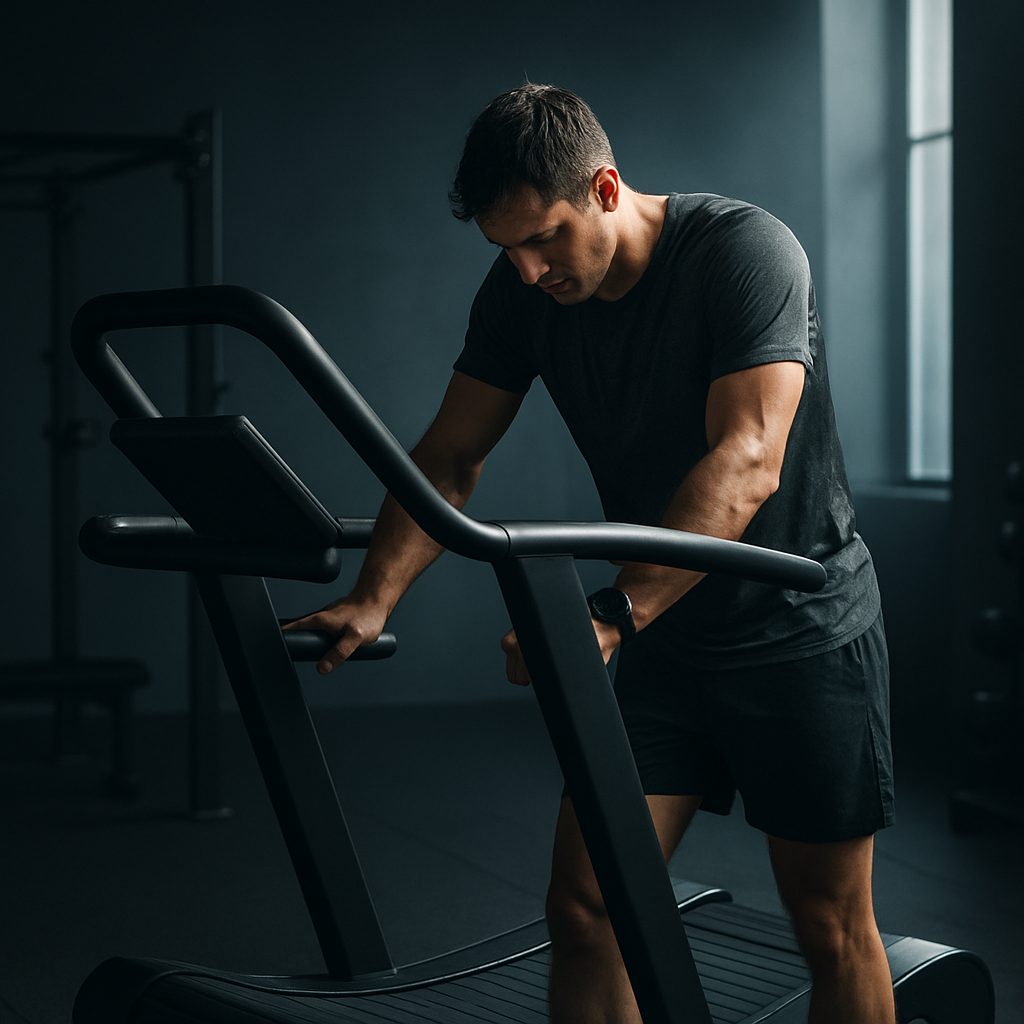 Sportiv obosit analizand semne de overtraining dupa antrenament intens
