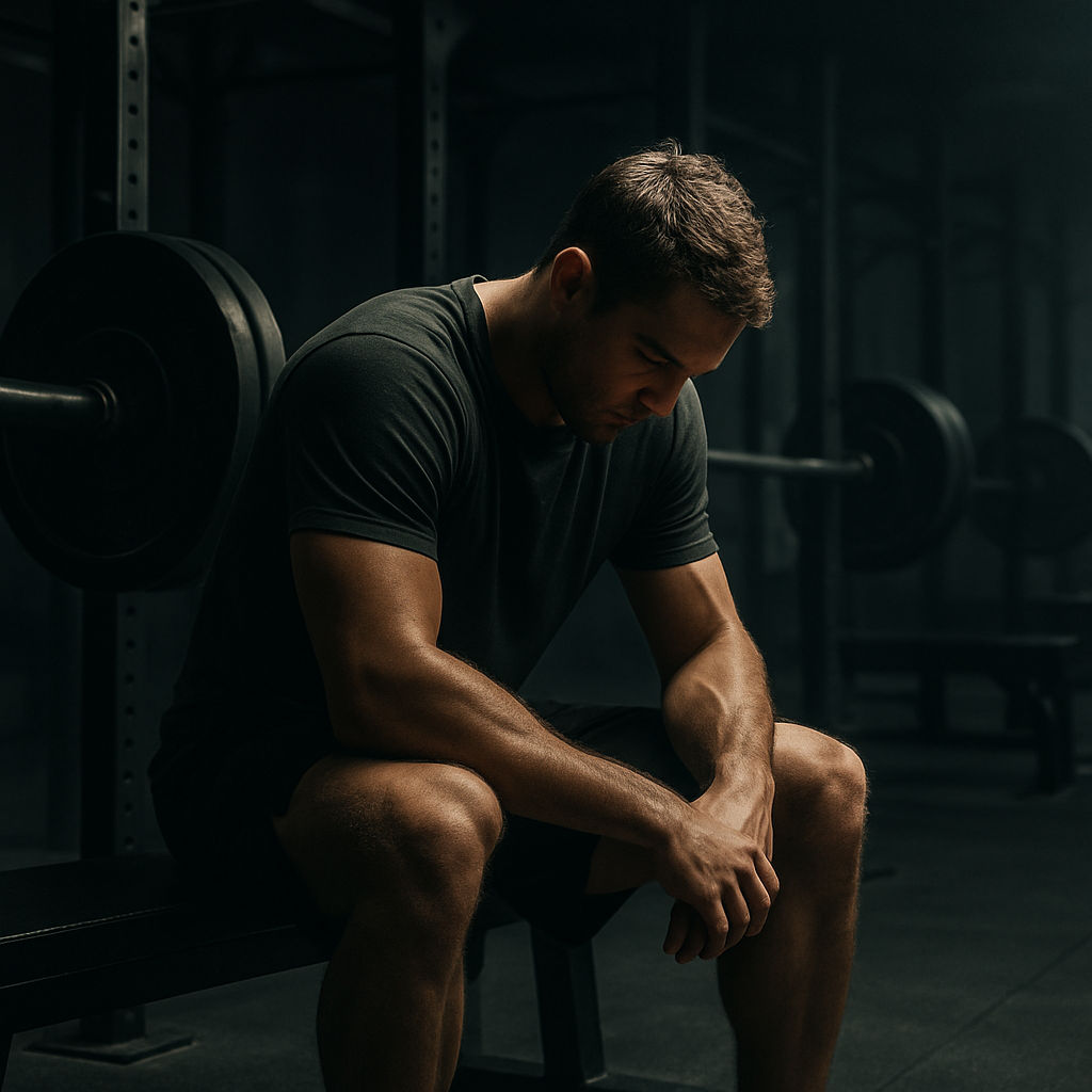 Sportiv in sala analizand omega 3 beneficii sport pentru recuperare si antrenament