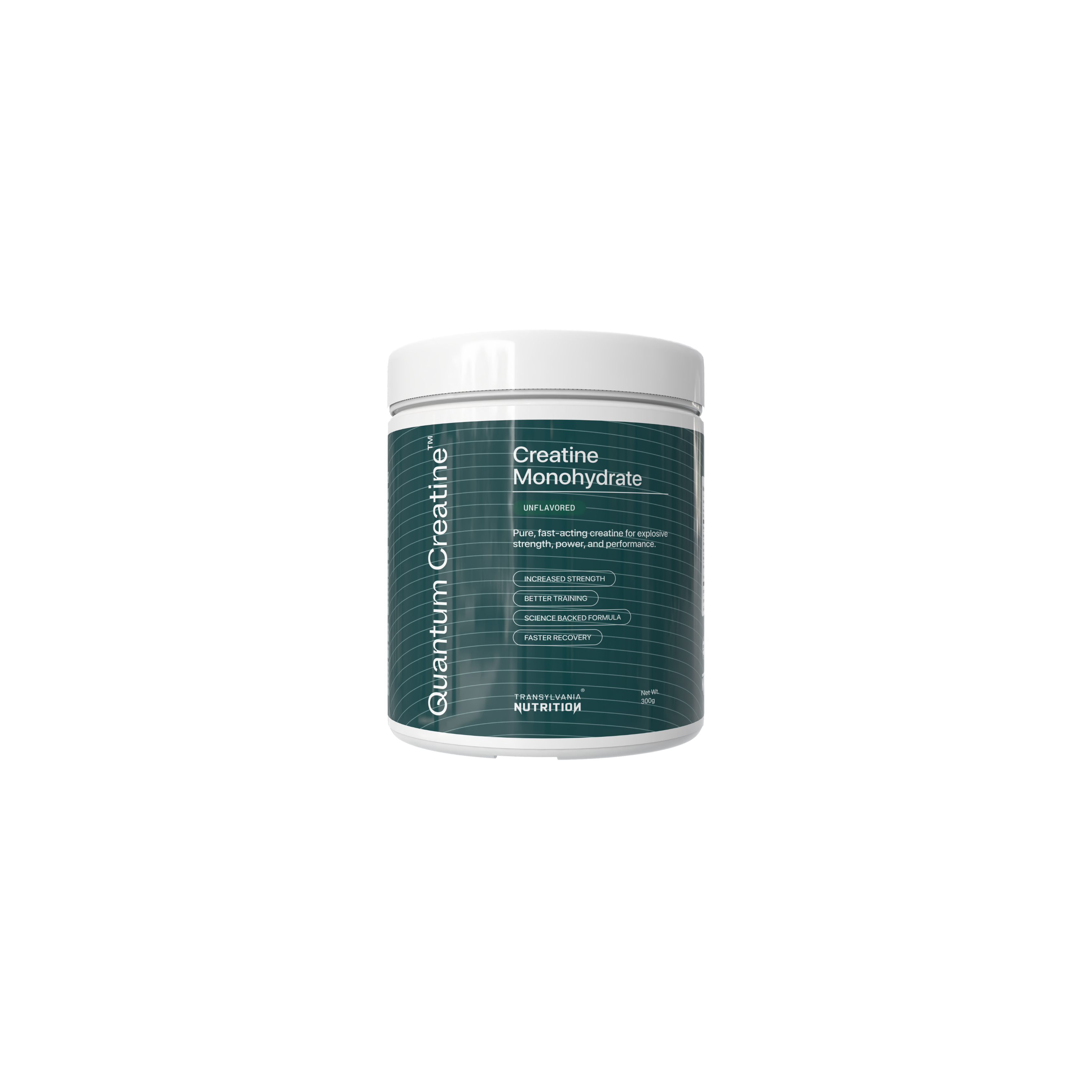 Quantum Creatine monohydrate 300 g tub from Transylvania Nutrition